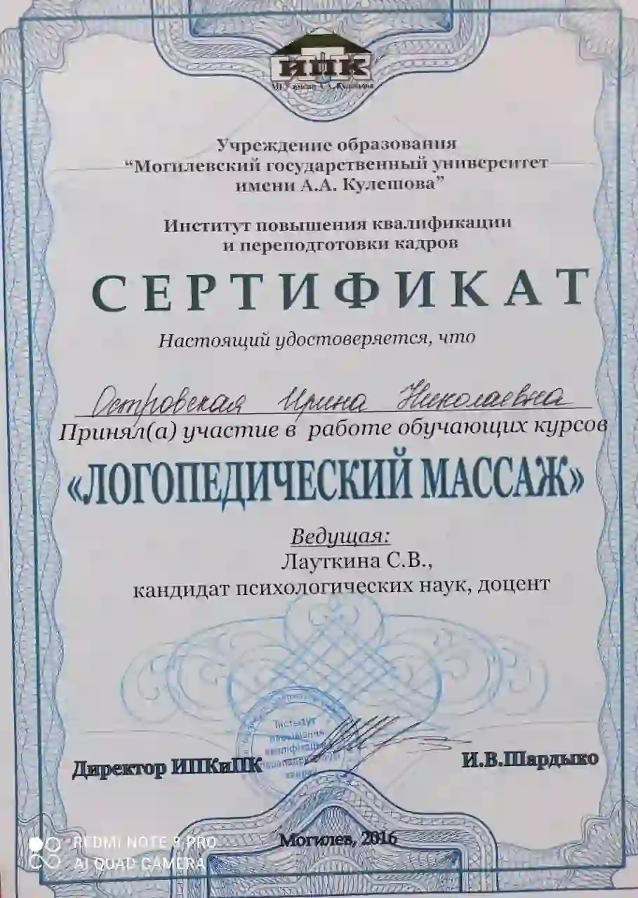 Сертификат 2